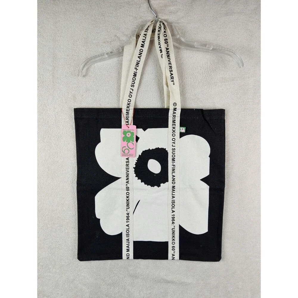 Marimekko Unikko Kassi 60th Anniversary Limited Tote Bag